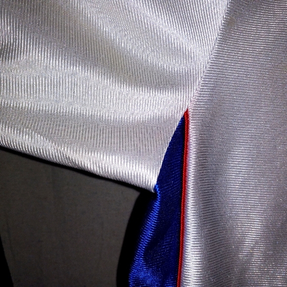 Majestic Denver Nuggets NBA Hardwood classic spellout 1/4-zip pullover jersey L - Picture 15 of 15